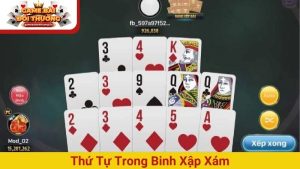 Thứ tự trong Binh xập xám